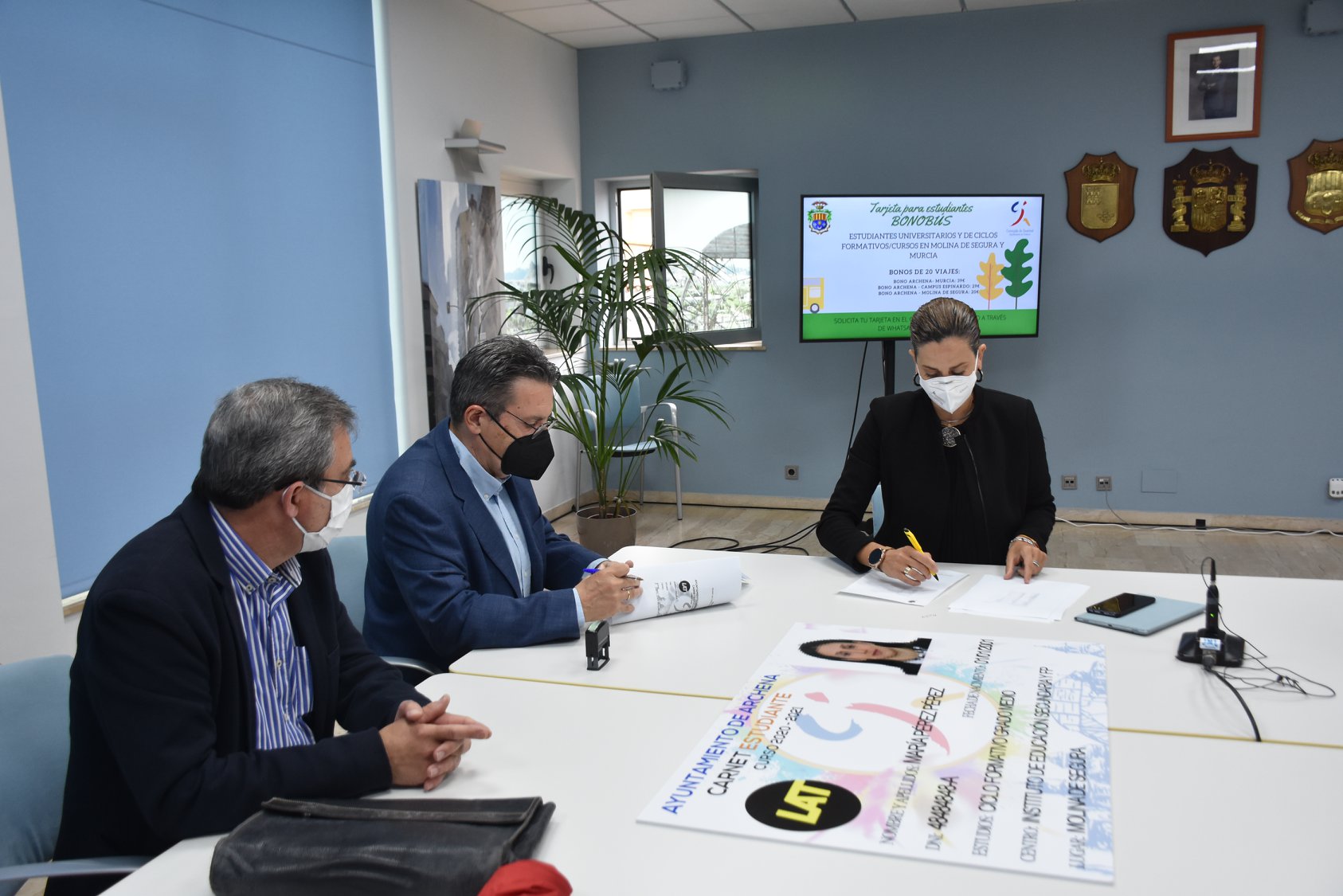 ARCHENA/ Ampliación del convenio con LAT Bus para los jóvenes que