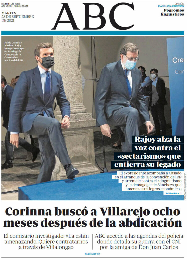 Portada Del Diario ABC Del Día 28/09/2021 – News Europa